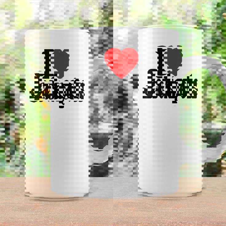 I Love Heart Jackpotslotslot Machines カジノラスベガス コーヒーマグ ギフトのアイデア