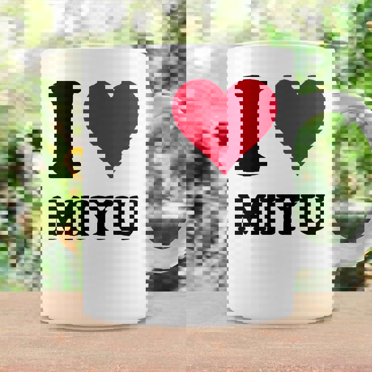 I Love Miyu コーヒーマグ ギフトのアイデア