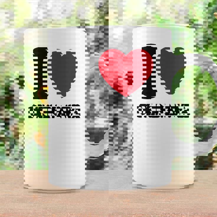 I Love Okinawa アイラブ 沖縄 メンズ 琉球 お土産 旅行 コーヒーマグ ギフトのアイデア