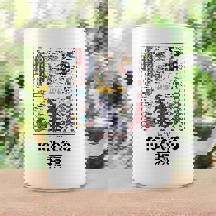 I Love Tokyo Wonderful Tokyo Japan Culture Doodles Graphic コーヒーマグ ギフトのアイデア