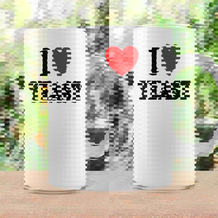 I Love Yeast 面白くてかわいい栄養パン屋フードヌーチファン コーヒーマグ ギフトのアイデア