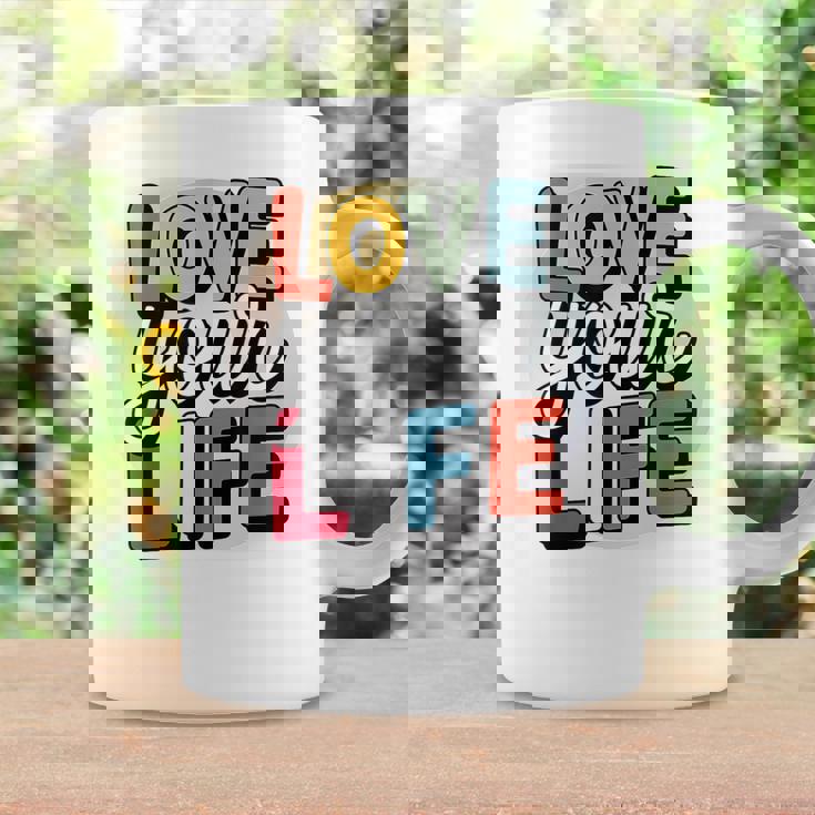 Love Your Life インスピレーション引用シャツ モチベーションアップ コーヒーマグ ギフトのアイデア