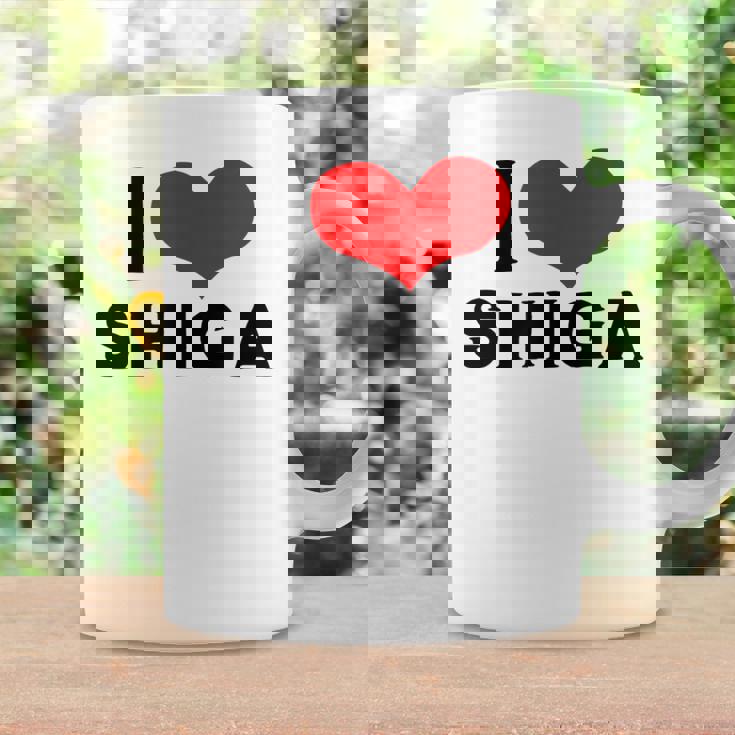 I Lovehiga 愛 ハート 滋賀 滋賀県 日本 お土産 かわいい おしゃれ コーヒーマグ ギフトのアイデア