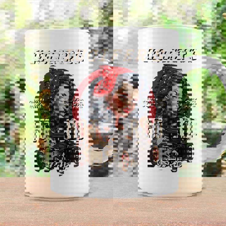 Lucifer's スーパーホットロッド ピンナップガール ロカビリー ガレージ レトロ コーヒーマグ ギフトのアイデア