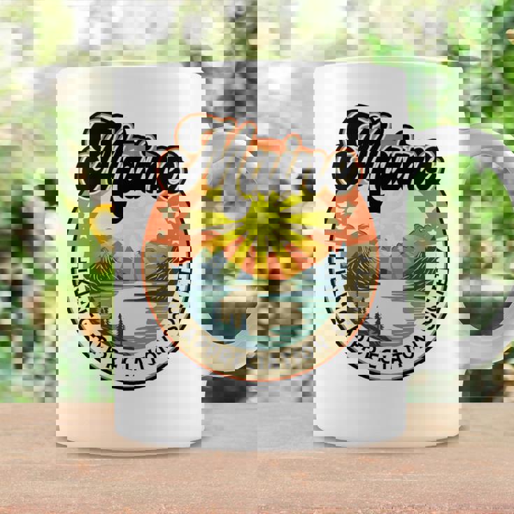 Maine Usa ハイキング ハイカー バックパッカー ハイキング 山 アウトドア 長袖tシャツ コーヒーマグ ギフトのアイデア