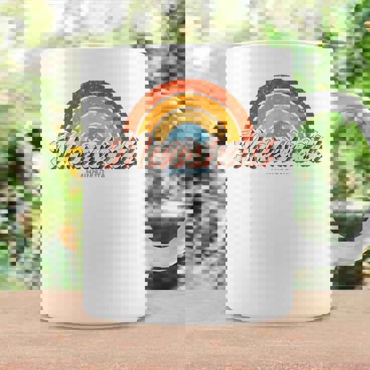 Marshall Minnesota Mnヴィンテージレインボーレトロ70年代 コーヒーマグ ギフトのアイデア