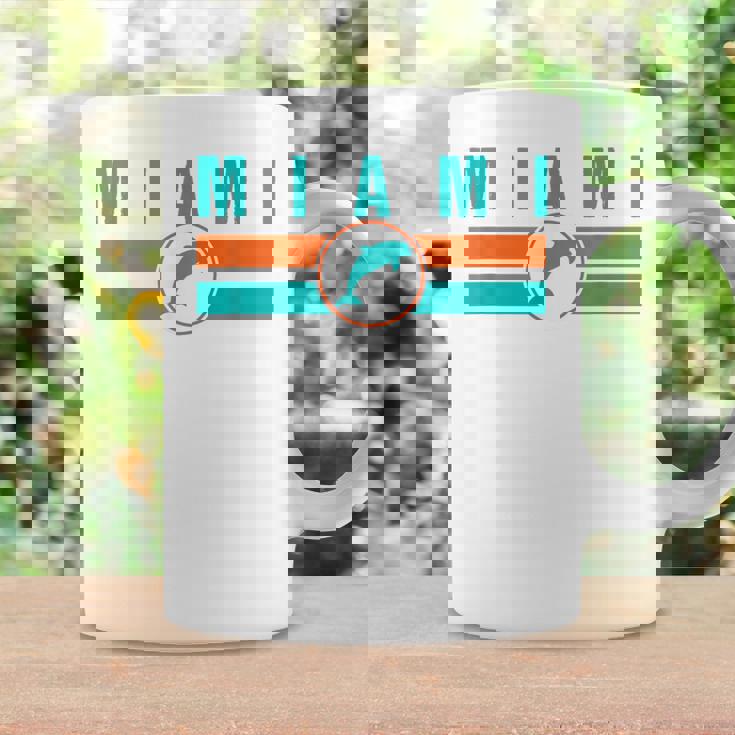 Mia マイアミ ローカルスタンダード Mia レトロ ドルフィン マイアミ Fl クラシック コーヒーマグ ギフトのアイデア