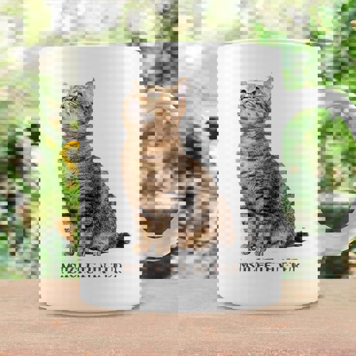 Mischief In Fur 猫写真 キジトラ 猫好き ネタ 猫しもべ 猫飼い 猫依存症 猫オーナー コーヒーマグ ギフトのアイデア