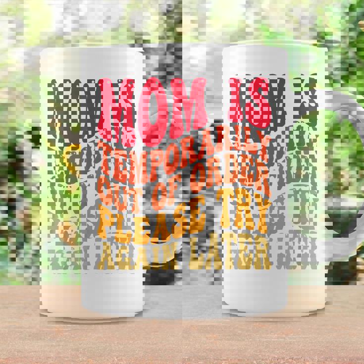 Momは一時的に順不同でおもしろいジョーク ママ向け コーヒーマグ ギフトのアイデア