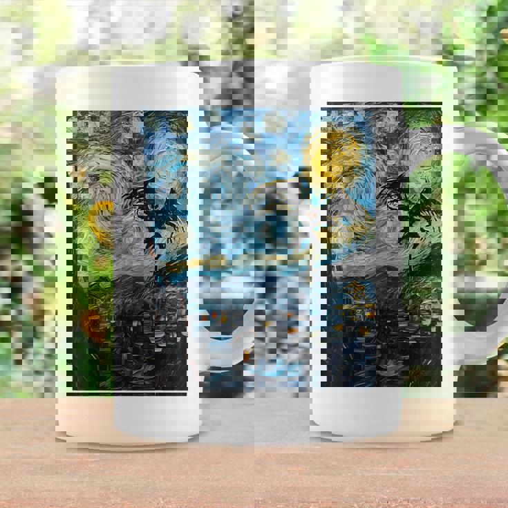 Mothman Cryptid Cryptozoology 星月夜 ゴッホ絵画 コーヒーマグ ギフトのアイデア