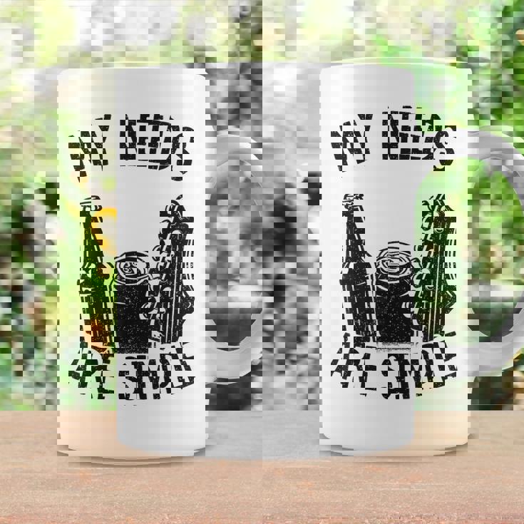 My Needs Areimple Guitars ビール愛好家 ギタリストギター コーヒーマグ ギフトのアイデア