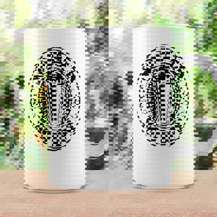 No Beer No Life ヴィンテージ飲酒 ビール愛好家向け 左胸 コーヒーマグ ギフトのアイデア