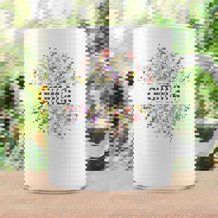 Oma For Grandma Women's Wildflower Floral Coffee Mug Gifts ideas