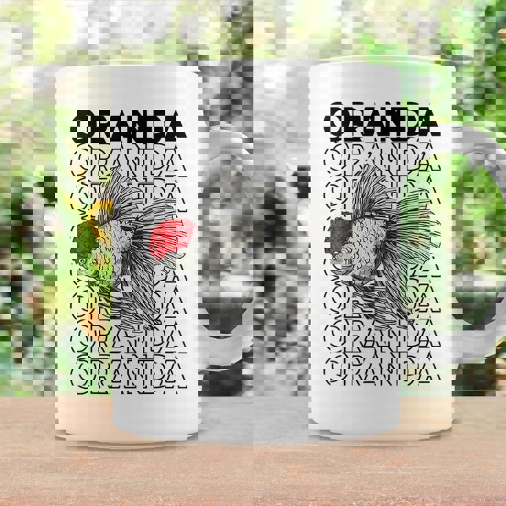 Oranda Goldfish 80年代スタイル ファンシー金魚オーナー コーヒーマグ ギフトのアイデア