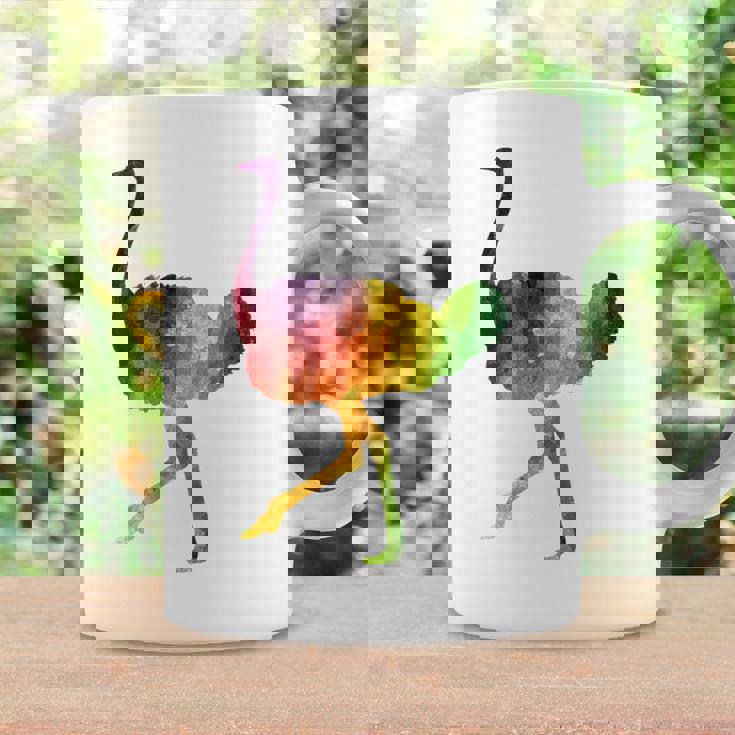 Ostrich African ダチョウ Animal Watercolor Graphic コーヒーマグ ギフトのアイデア