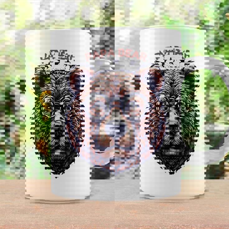 メンズ Papa Bear Face サングラス Papa Bear Lover 父の日 コーヒーマグ ギフトのアイデア