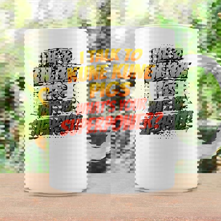 Pig Dad Mom Talkuperpower Kune Kune コーヒーマグ ギフトのアイデア