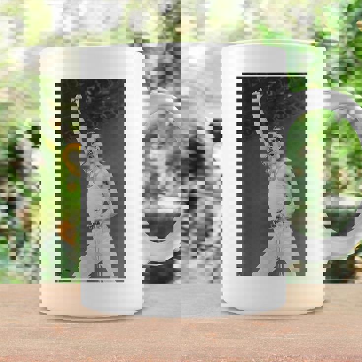 Queen Live Aid フレディ・マーキュリー・ウェンブリー・スタジアム 1985 コーヒーマグ ギフトのアイデア