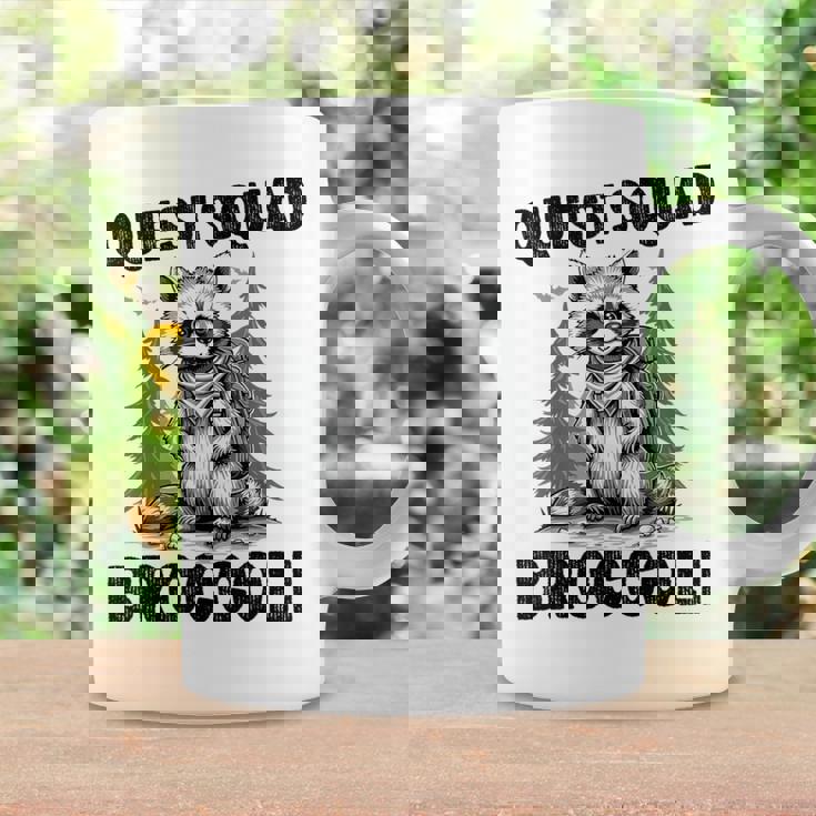 Questquad ブロッコリー 面白い 猫好き コーヒーマグ ギフトのアイデア