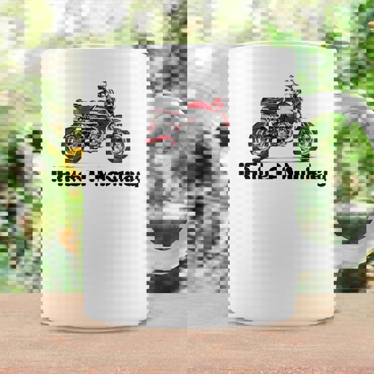 I Ride A Monkey オートバイミニバイクまたはピットバイク コーヒーマグ ギフトのアイデア