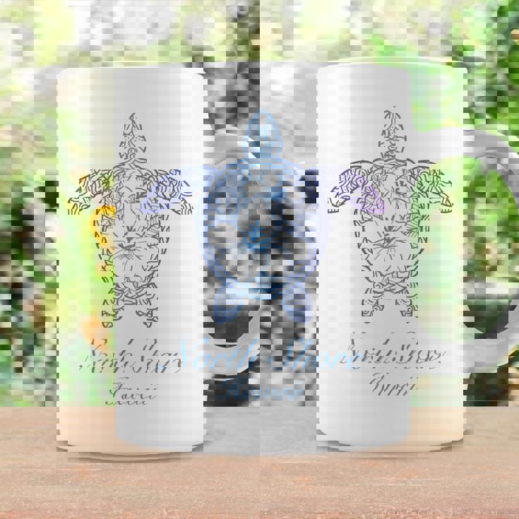 Save The Hawaii ウミガメ ハワイアンブルー トライバル タートル ホヌ コーヒーマグ ギフトのアイデア