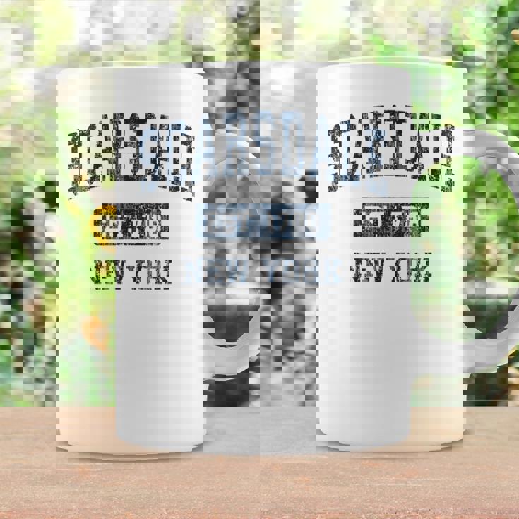 Scarsdale New York Ny ビンテージスポーツデザイン ネイビー コーヒーマグ ギフトのアイデア