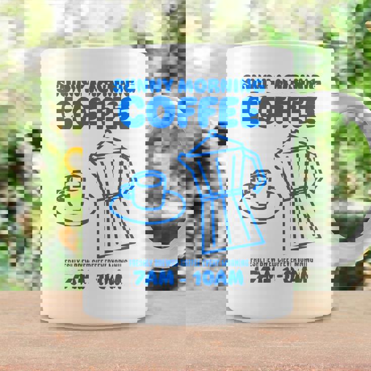 Sunny Morning Coffee Xundayun Delicious Coffee バックプリント コーヒーマグ ギフトのアイデア