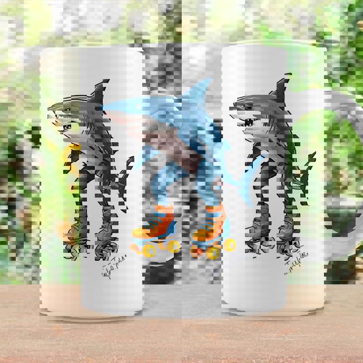 Tralalero Tralala ブレイン レッド ファニー サメ ミーム コーヒーマグ ギフトのアイデア