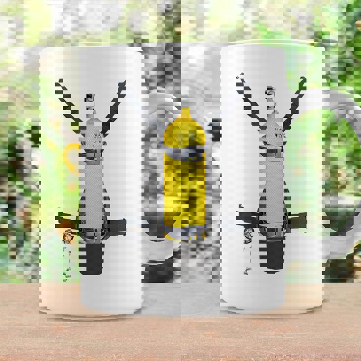 Trompe L'œil スキューバダイビングボトルバック コーヒーマグ ギフトのアイデア