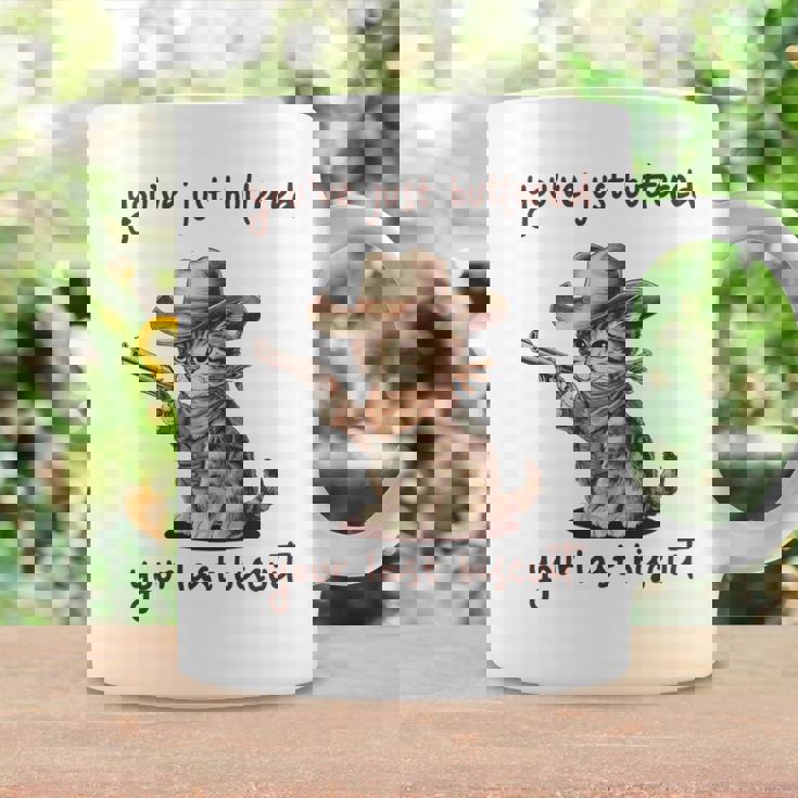 You 'Ve Just Buttered Your Last Biscuit Meow Cowboy Cat Meme 長袖tシャツ コーヒーマグ ギフトのアイデア