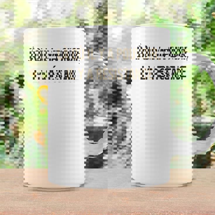 「パワーがあるところ、抵抗がある」 フーコー。 コーヒーマグ ギフトのアイデア