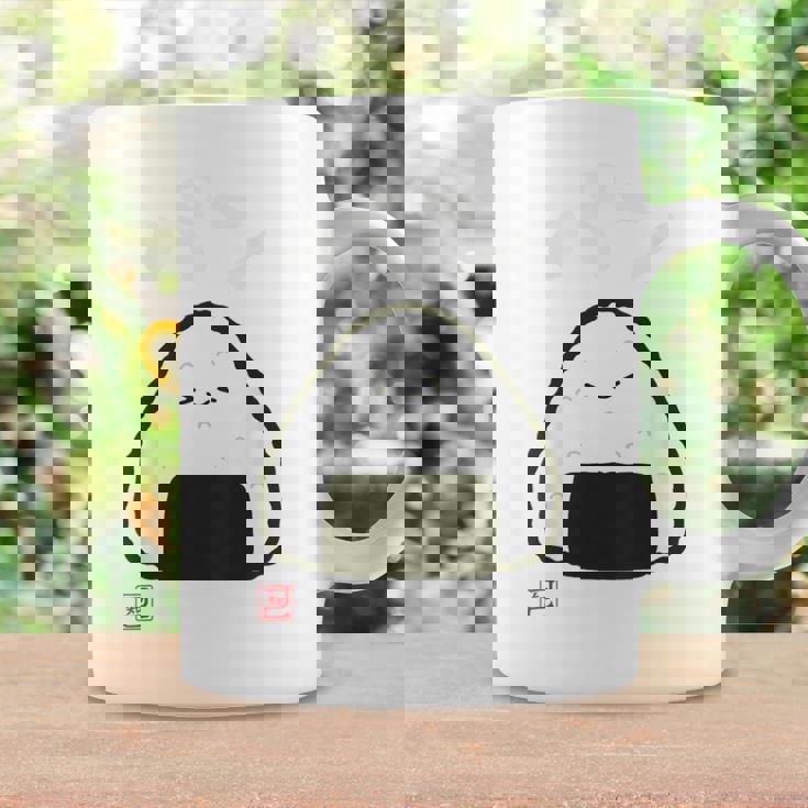 「パン-おにぎり」おもしろ 筆文字 服裏側 面白い文字入り コーヒーマグ ギフトのアイデア