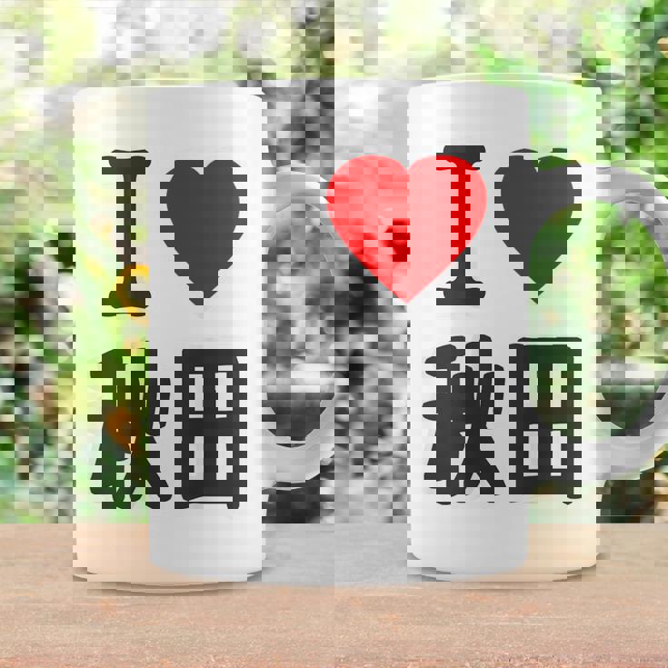 【バックプリント・背中側】アイラブ・秋田（I Love ハート）Big 大きな文字 お土産 グッズ 面白 コーヒーマグ ギフトのアイデア