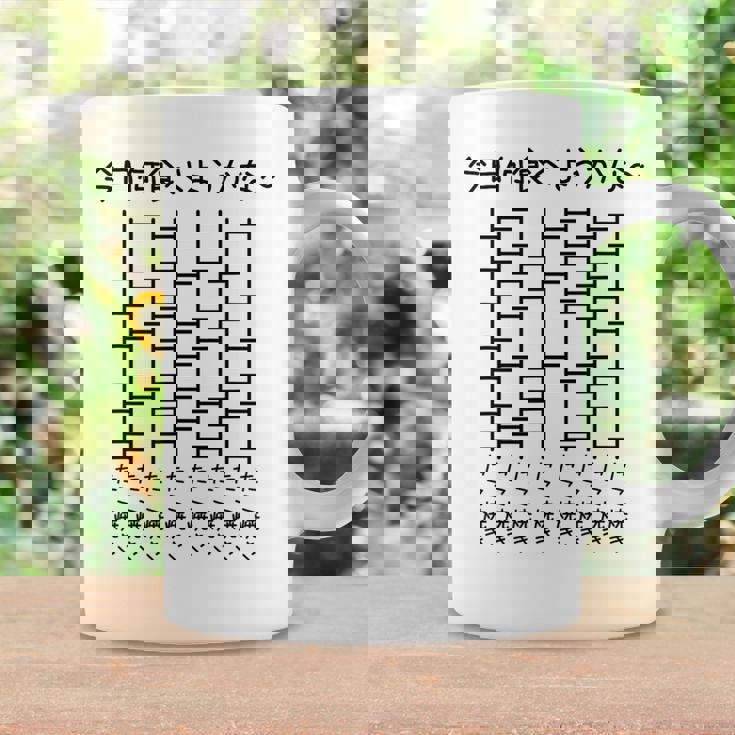 【今日何食べようかな たこ焼き】あみだくじ 大阪 ご当地 遊び心 おもしろ 面白い ユーモア ネタ ウケ狙い 笑える コーヒーマグ ギフトのアイデア