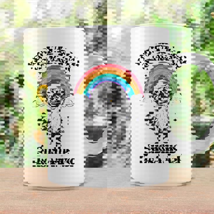 あなたの小さな皮肉な太陽の光はアライグマに到着しました コーヒーマグ ギフトのアイデア