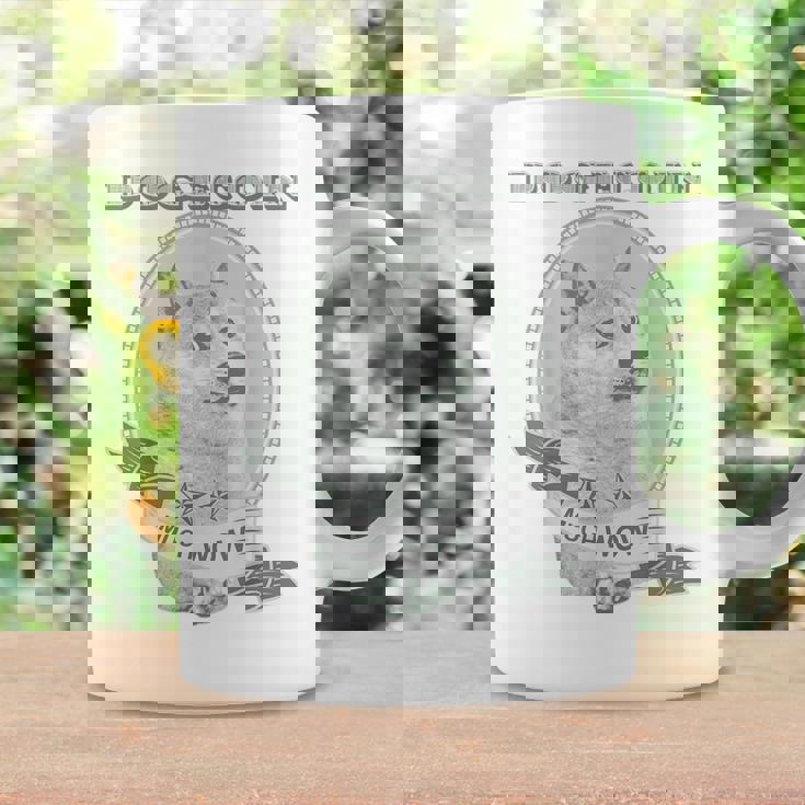 おもしろいいいいどこん 柴犬犬 ドル札 暗号のお金 コーヒーマグ ギフトのアイデア