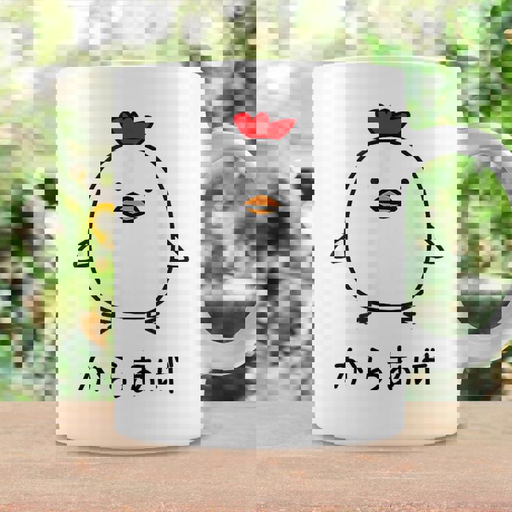 からあげチキンイラストデザイン コーヒーマグ ギフトのアイデア