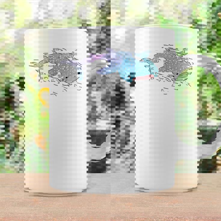 かわいい カワイイ エステ ブルー ジンベラ サメ 海 ギフト コーヒーマグ ギフトのアイデア