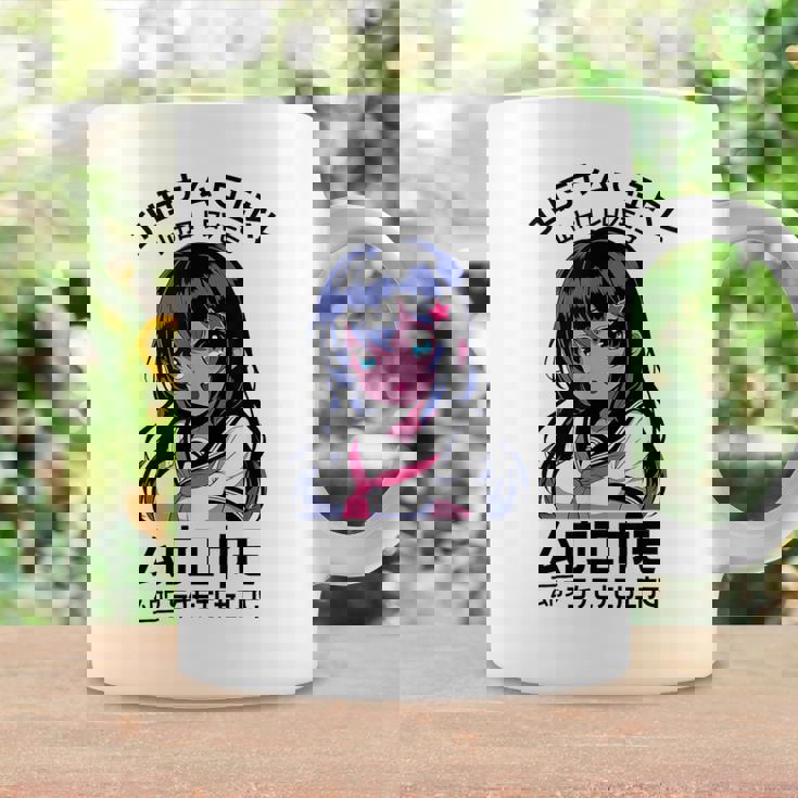 かわいい 和 かわいい アニメ 女の子 イラスト グラフィック デザイン コーヒーマグ ギフトのアイデア