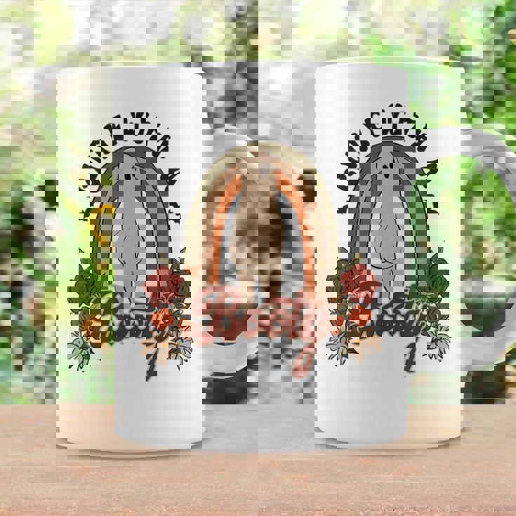 かわいいお尻 面白い ハロウィン ゴースト レトロ ヴィンテージ スタイル コーヒーマグ ギフトのアイデア