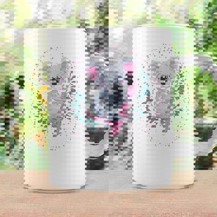 かわいいコアラガール おもしろコアラ 長袖tシャツ コーヒーマグ ギフトのアイデア