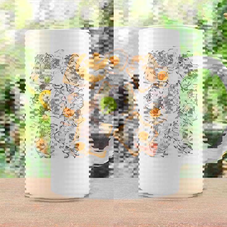 かわいい猫のパンおかしな猫と卵好き。 コーヒーマグ ギフトのアイデア