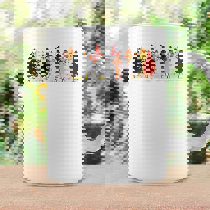 かわいい鶏 洋画 恋 春 パステル コーヒーマグ ギフトのアイデア