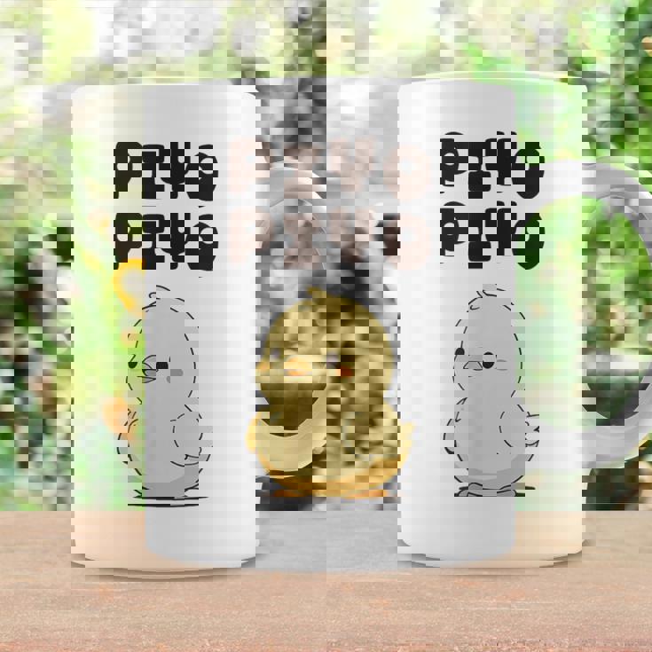 ひよこ 雛 鶏 鳥 Piyopiyo ピヨピヨ チキン 動物 ネタ おもしろ 面白い お笑い かわいい コーヒーマグ ギフトのアイデア