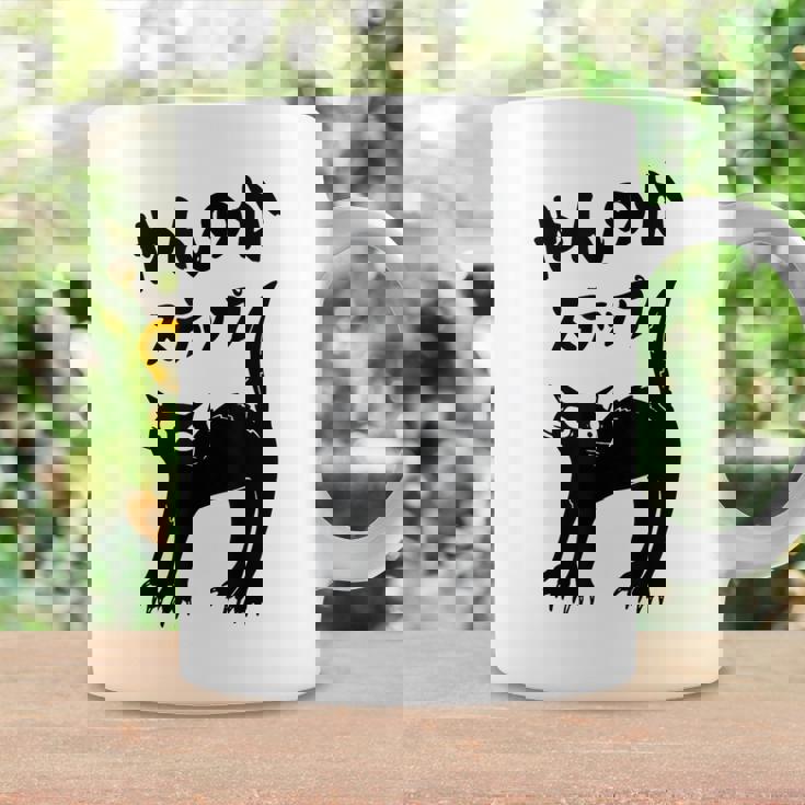 やんのかステップ 黒猫 猫好き ネコ好き 猫 ネコ ねこパパ ねこママ 猫飼いあるある おもしろ コーヒーマグ ギフトのアイデア