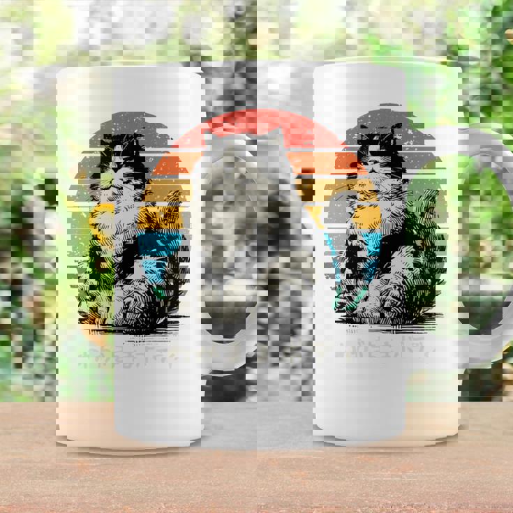 わがままボディ 猫 ねこ 太ったねこ ぽっちゃり ねこ好き かわいい おもしろ 面白い おもろい 手書き レトロ 長袖tシャツ コーヒーマグ ギフトのアイデア