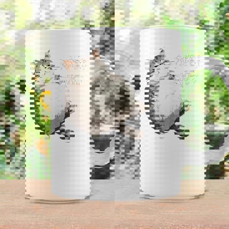 わがままボディ 猫 ねこ 太ったねこ ぽっちゃり 好ねこき かわいい おもしろ 面白い コーヒーマグ ギフトのアイデア