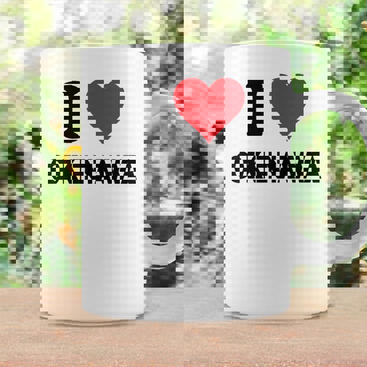 アイハート 沖縄 日本 大好き 日本土産アイテム コーヒーマグ ギフトのアイデア