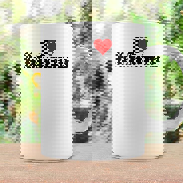 アイラブハートメルボルンオーストラリア コーヒーマグ ギフトのアイデア