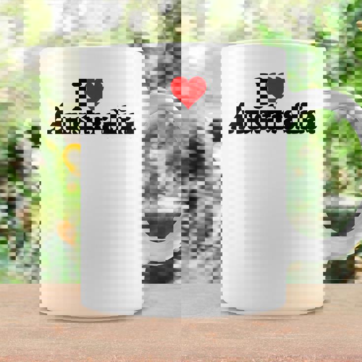 アイ・ラブ・ハート・オーストラリア コーヒーマグ ギフトのアイデア